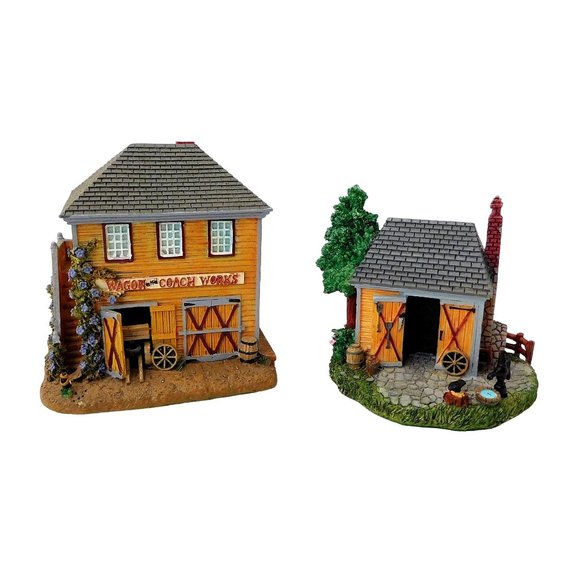 Liberty Falls 4 Piece Box Set Church, Bakery, Wagon Works, Griswold's Workshop - Picture 6 of 7